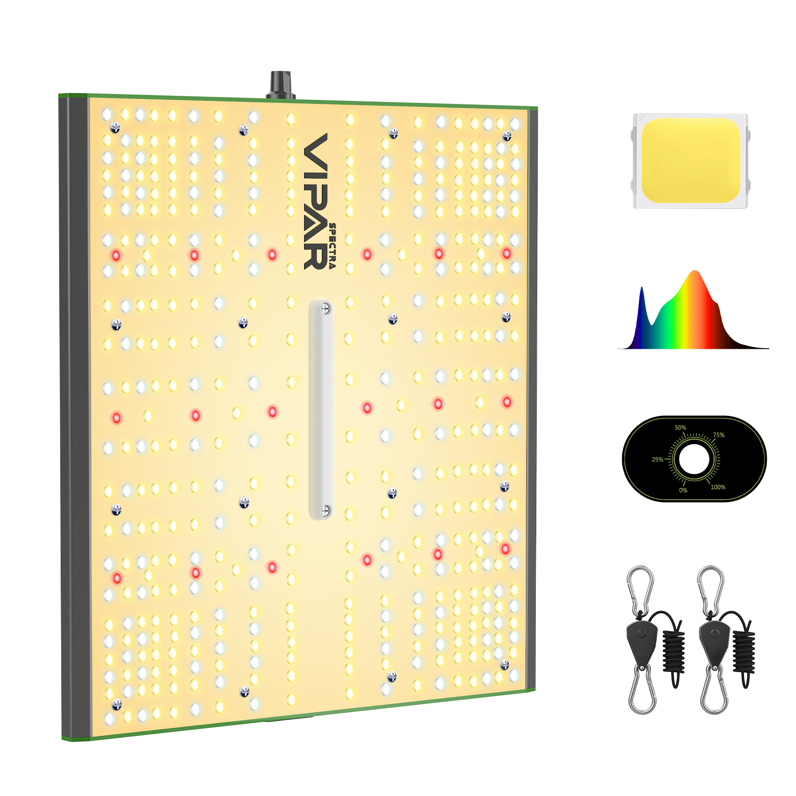 viparspectra grow tent ViparSpectra® USED P600 100W LED Grow Light Full Spectrum for 60x60CM – Viparspectra EU