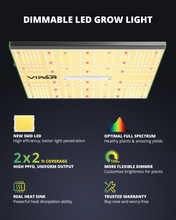 Load image into Gallery viewer, ViparSpectra® 2024 Upgraded P600 100W LED Grow Light
